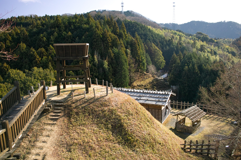 足助城　南物見台