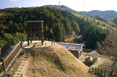 足助城　南物見台