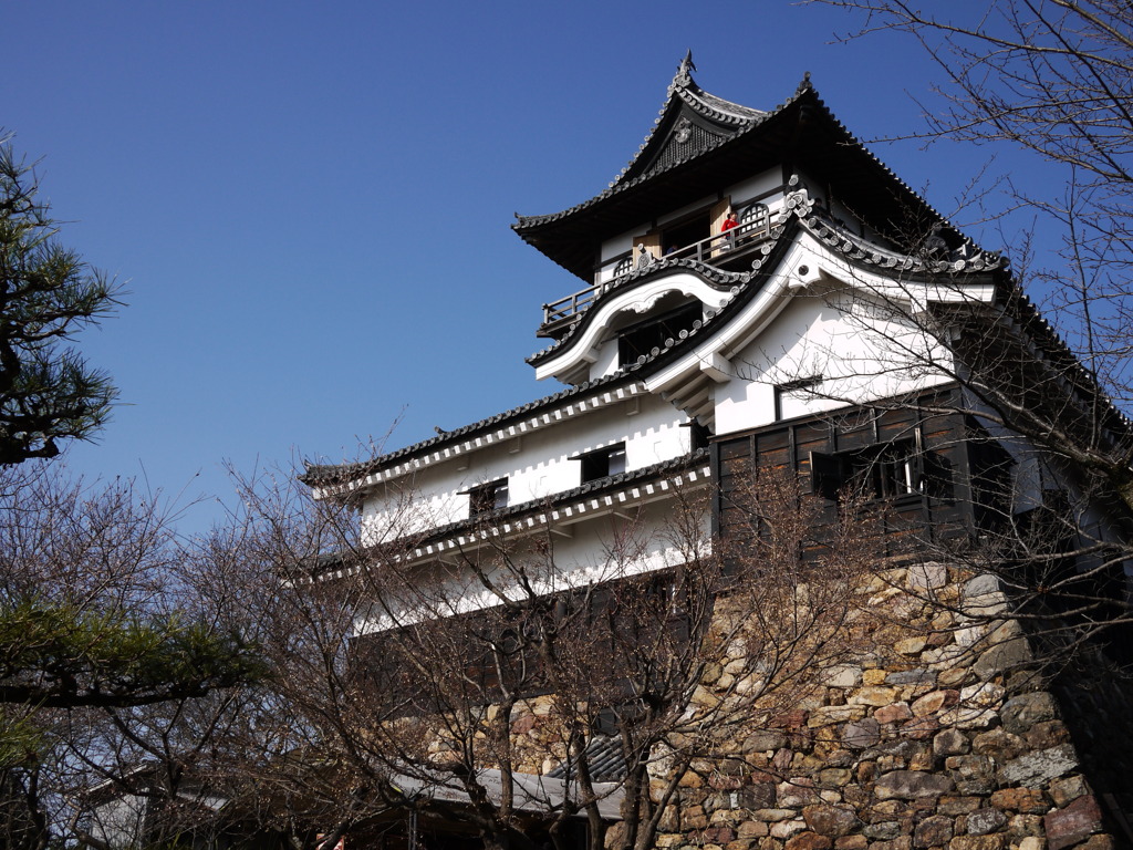 冬の犬山城２