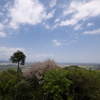 安土城天守眺望
