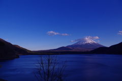 本栖湖からの富士