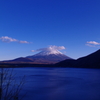 本栖湖からの富士