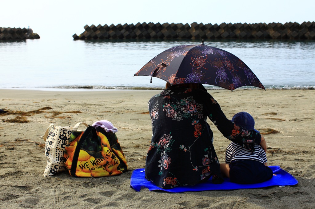 海へ。