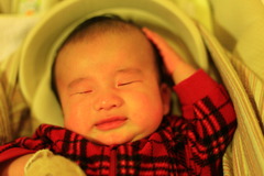 目覚ましはシャッター音