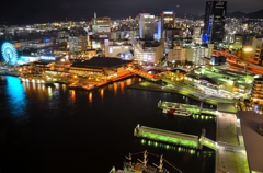 神戸ポートタワー5階展望室からの夜景03