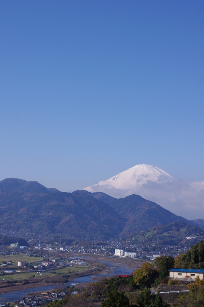 酒匂川と富士山