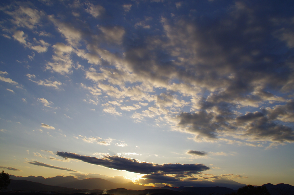 夕暮れ