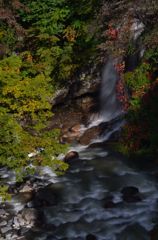 111007八幡平森の大橋　滝と渓流