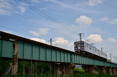 盛岡駅付近の鉄橋。