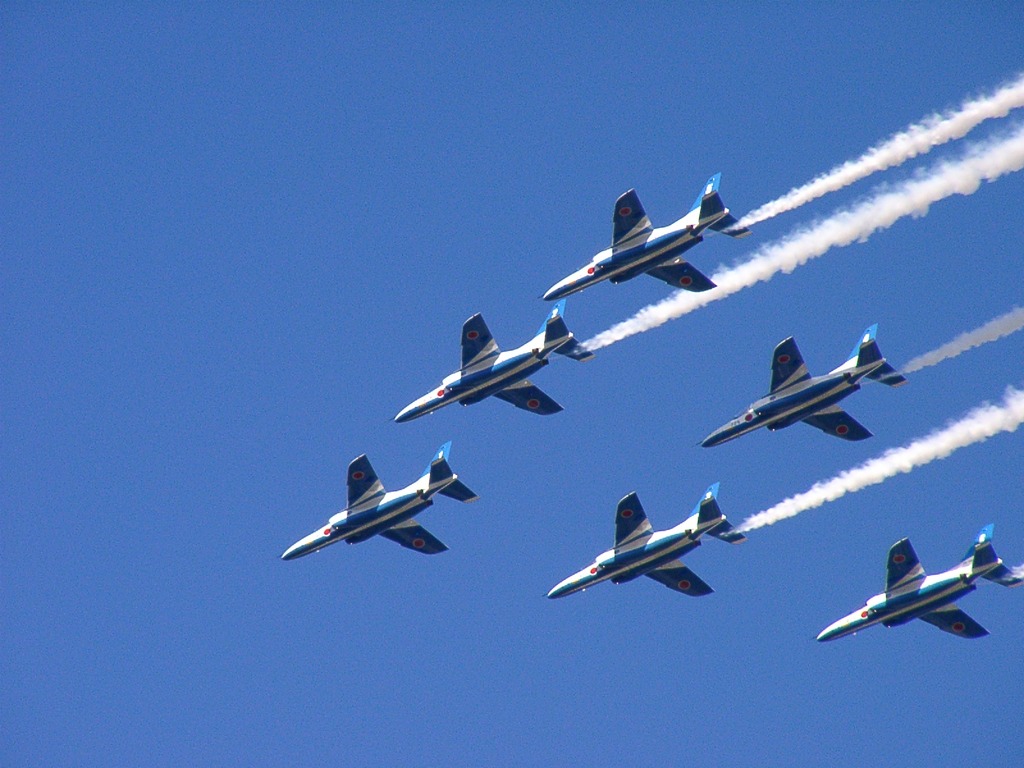 入間航空祭　T-4　ブルーインパルス