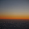 38000ｆｔ の夕暮れ