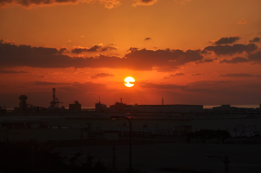 夕日20091222