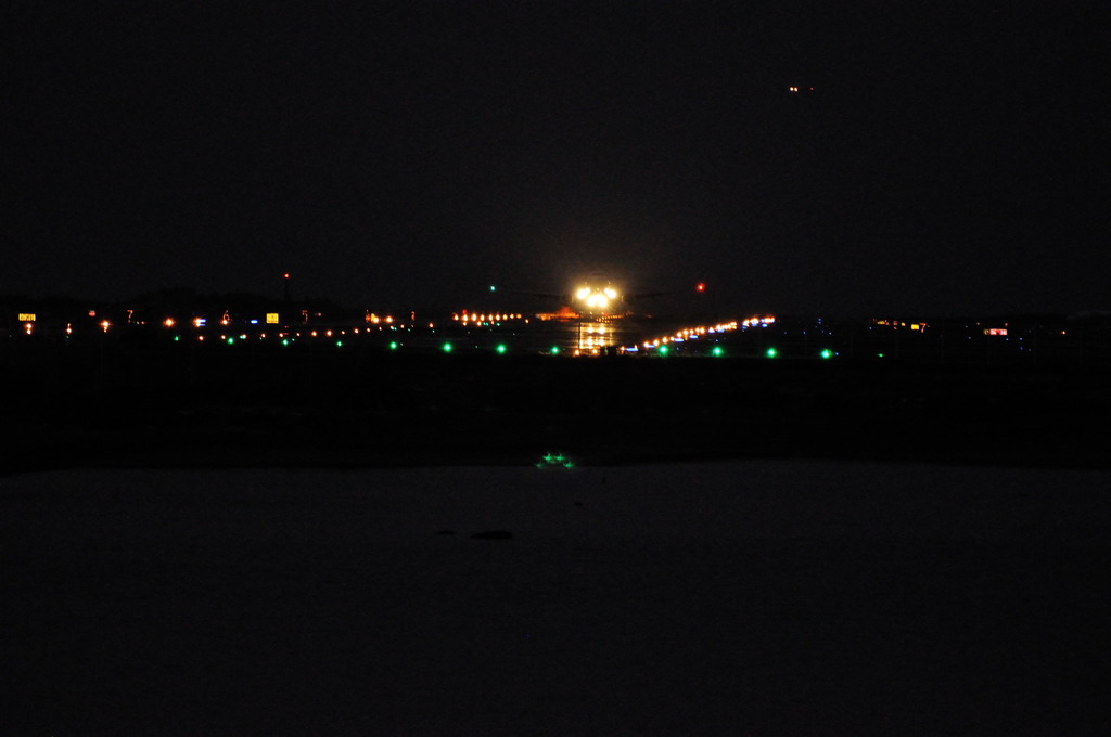 夜間着陸