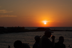 Caesarea　地中海夕景