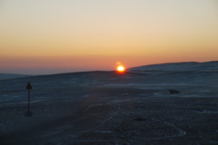 モンゴル平原の日の出