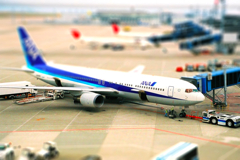 空港にて