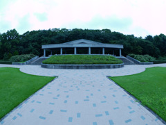 バラ園／GF-1&LUMIX G FISHEYE 8mm / F3.5