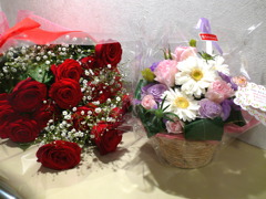 結婚記念日の花束