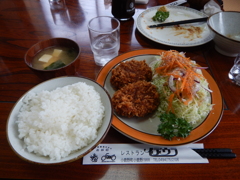 イデウラの味付けヒレカツ定食