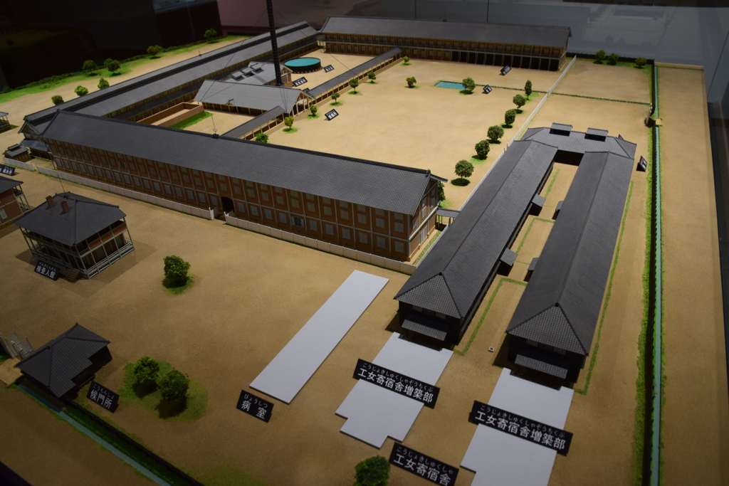 富岡製糸場　復元模型