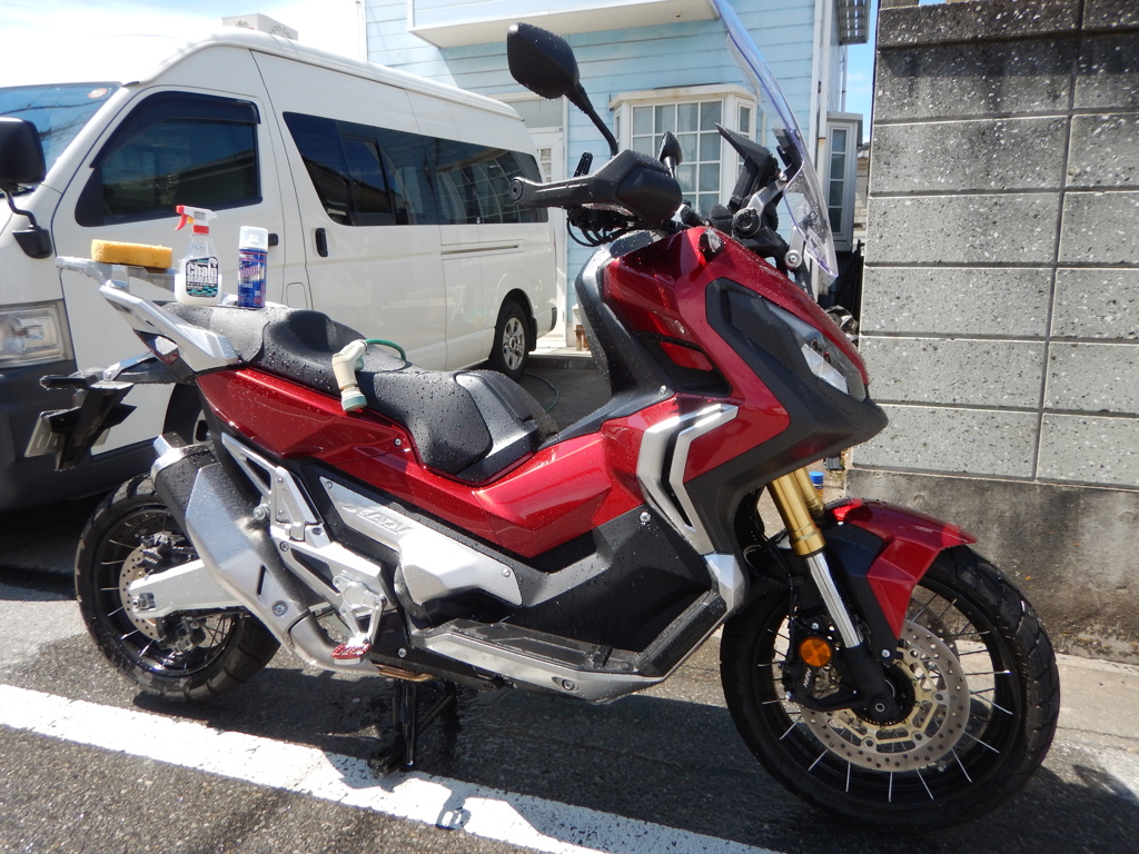 X-ADV　初めての洗車１