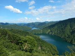夏の田子倉湖