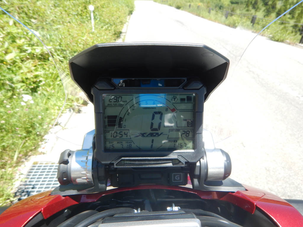バイクの温度計１