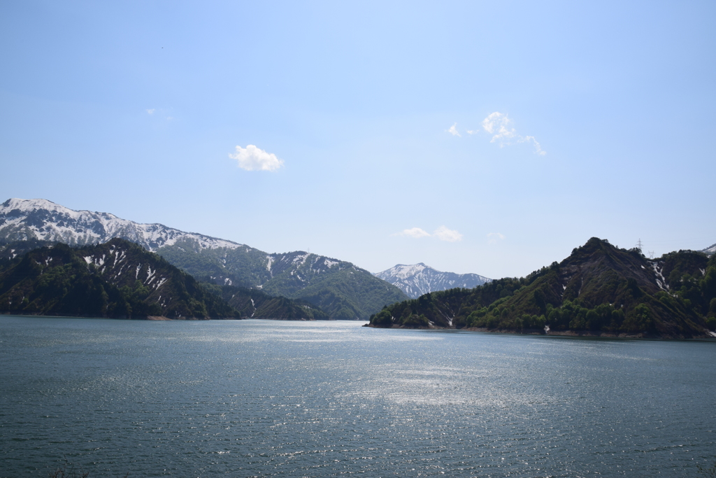 田子倉ダムにて