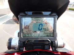 バイクの温度計３