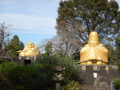 蓮光寺の金ぴか七福神