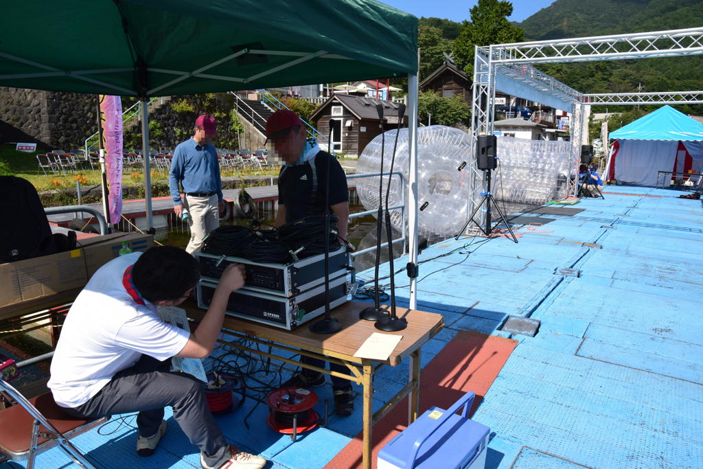 ただいまセッティング中