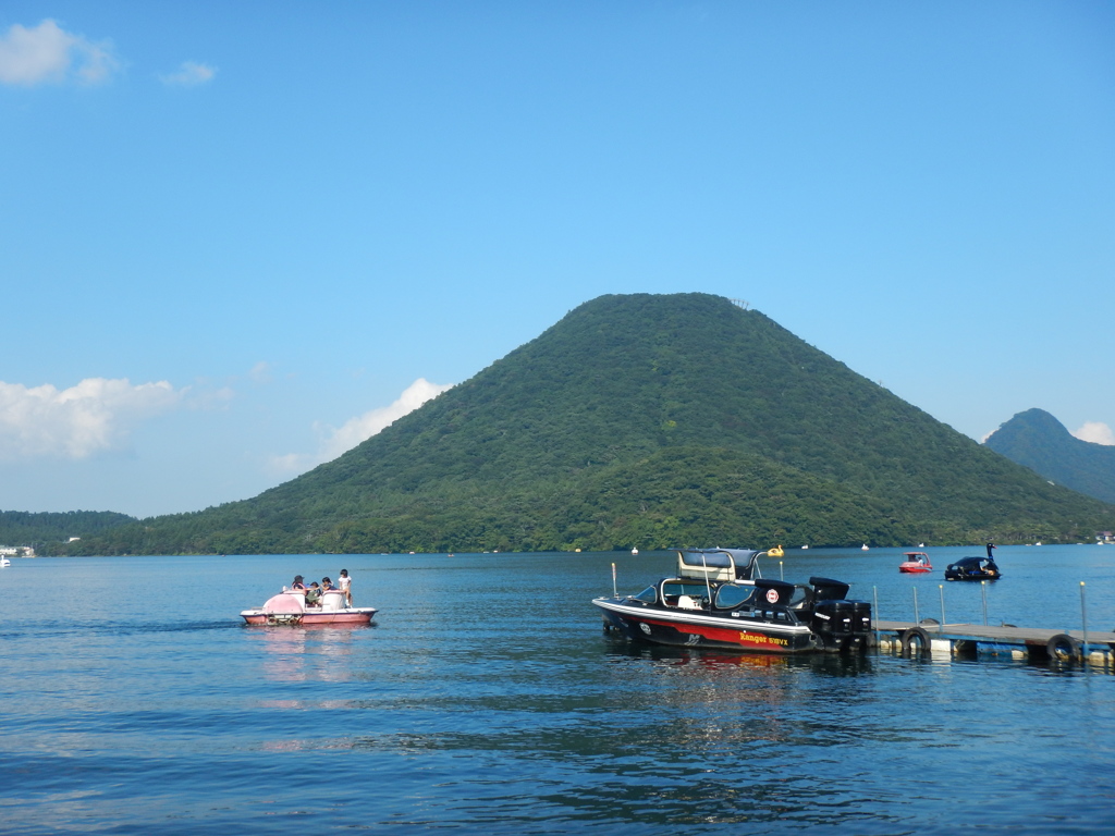 榛名湖と榛名冨士