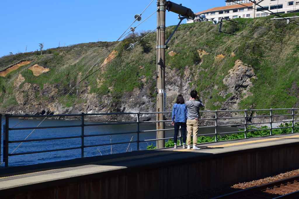 青海川駅３