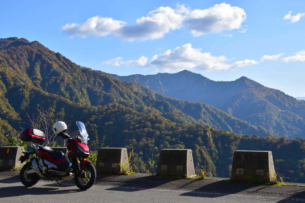 六十里越峠にて