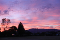 秋の夕暮れ