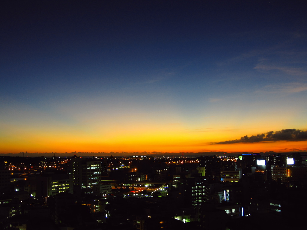 夕日の名残