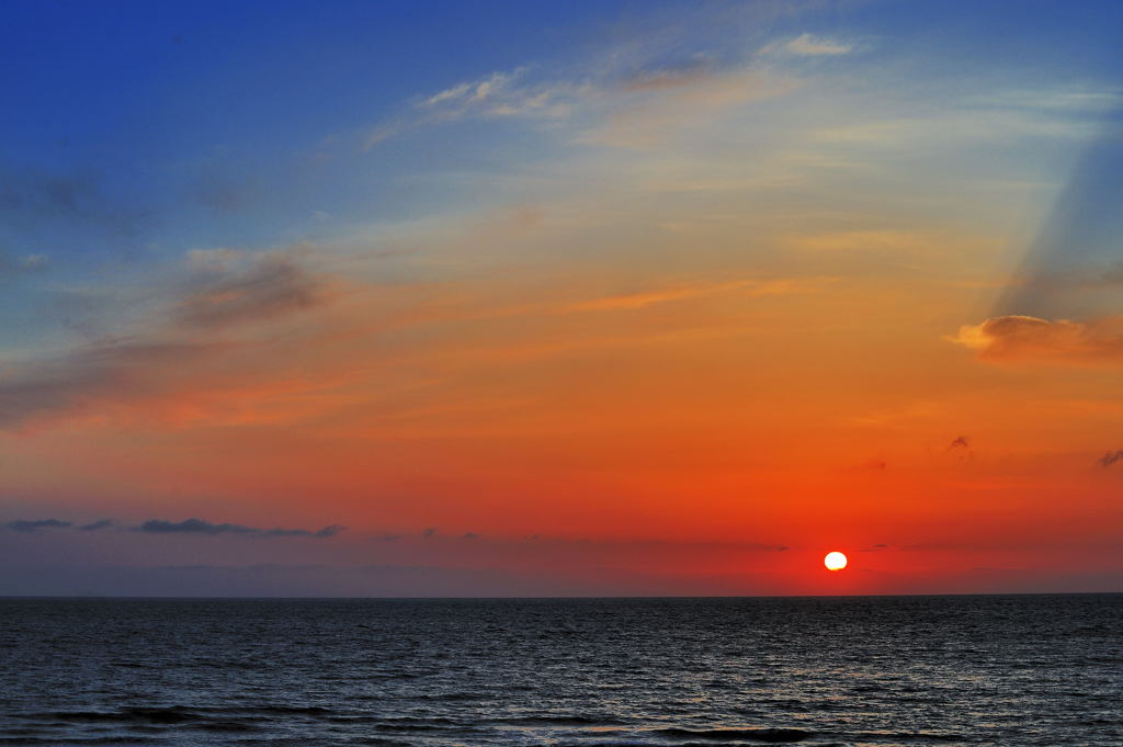 小さな夕日