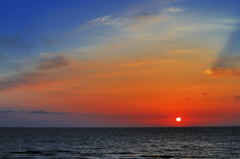 小さな夕日