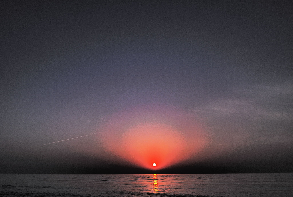 小さな夕日