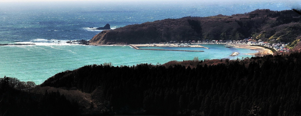 風わたる入江