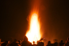 どんど焼きin宝泉寺温泉
