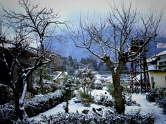 また雪景色