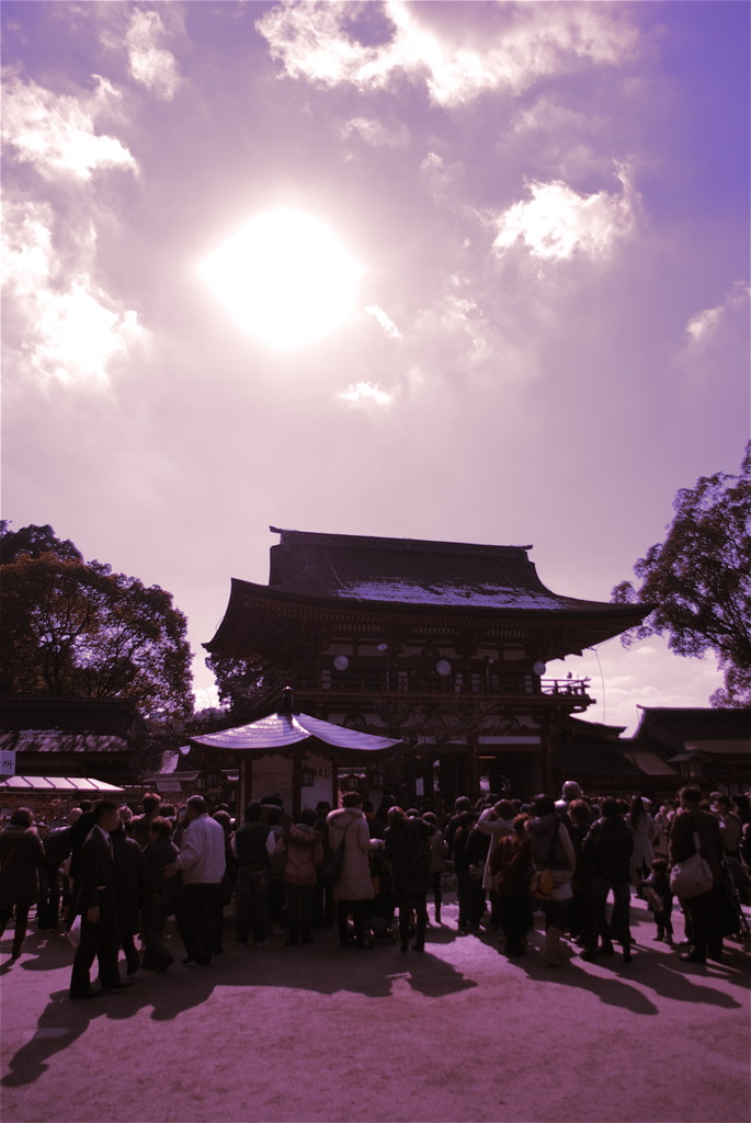 太宰府 桜門 裏