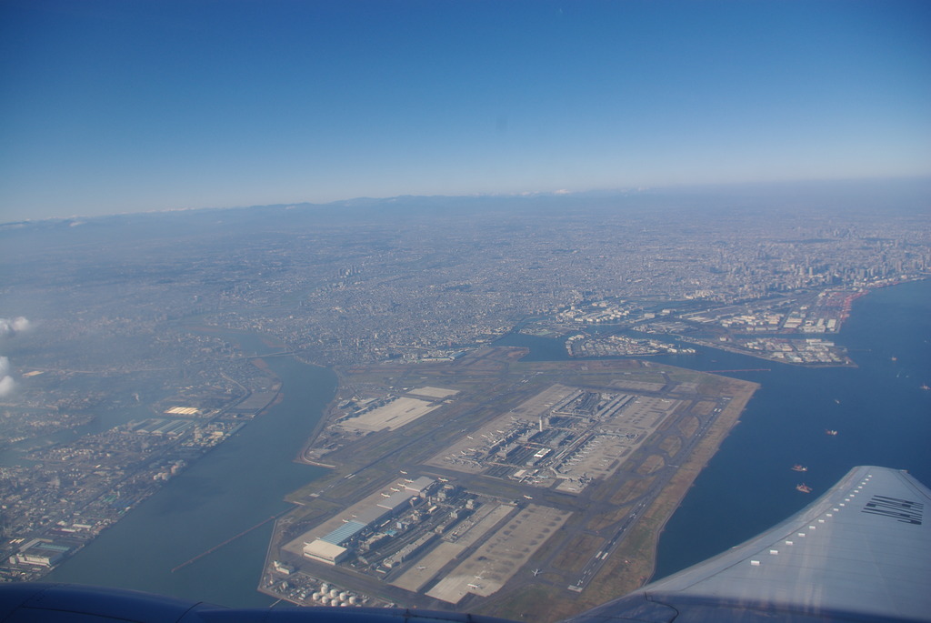 空から見た羽田