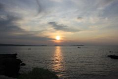 イビサ島 SANT ANTONIOの夕日