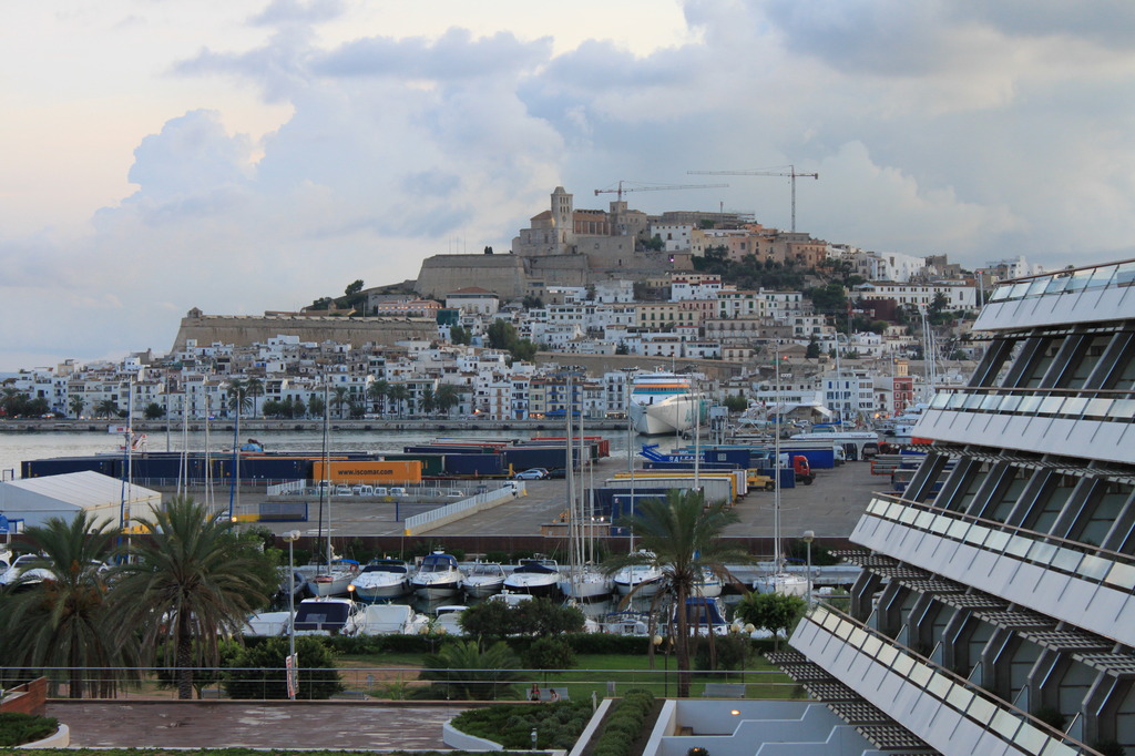 イビサ島 IBIZA GRAN HOTELからの眺め
