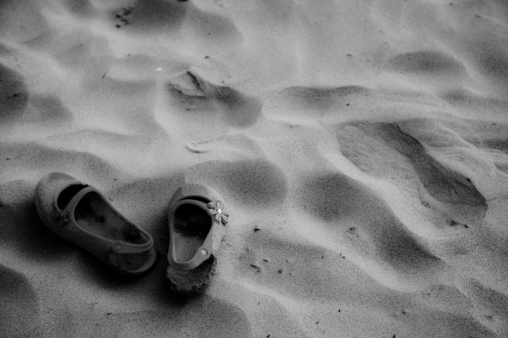 beach and sandals 