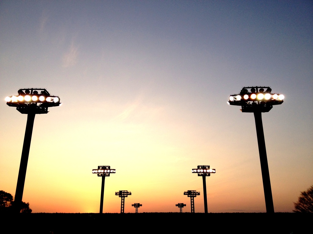 博多の森の日暮れ