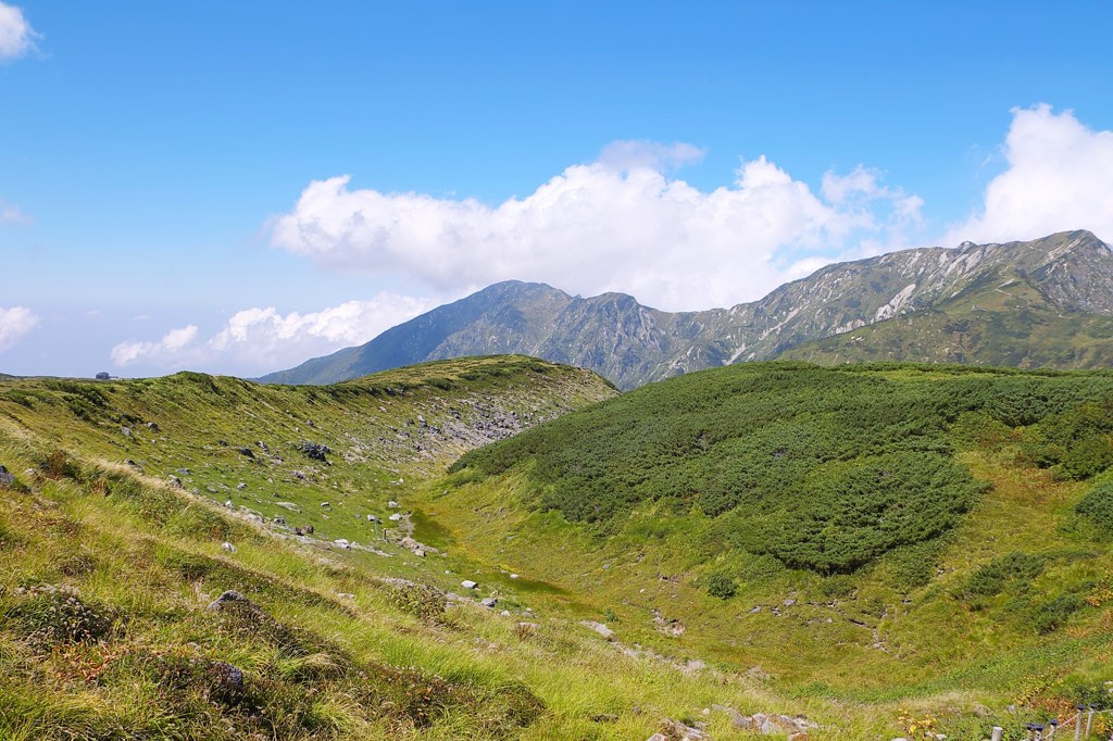 奥大日岳と大日岳