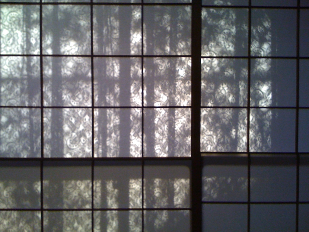Signs of Winter Feel over the Shoji